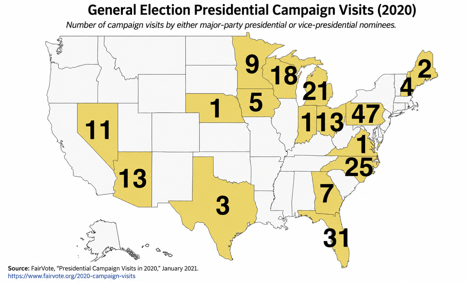 General Election Campaign Visits
